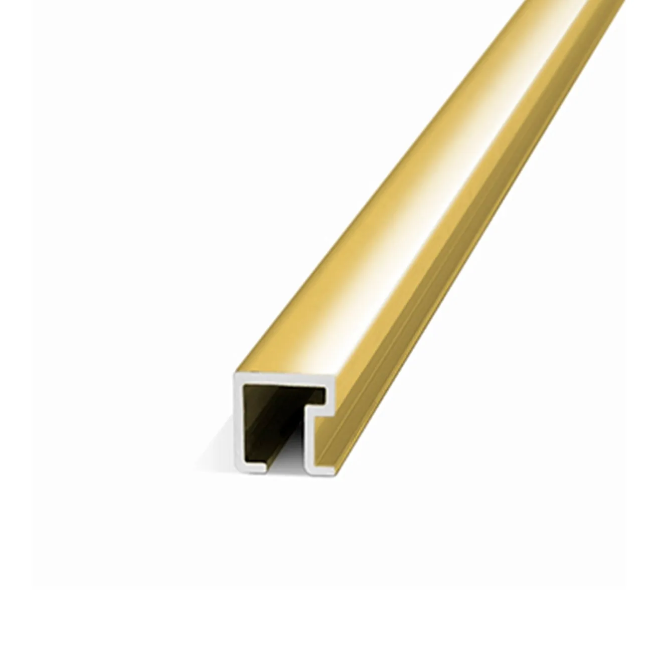 ATRIM LISTELLO ALUMINO 9X9MM X 2,45M ORO BRILL.

