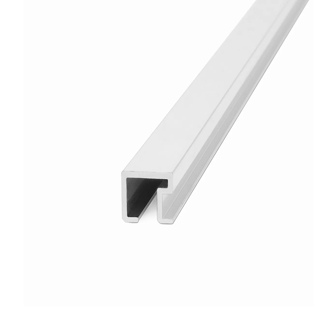 Atrim listello cuadrado alumino 9x9mm x2,45m cromo mate 