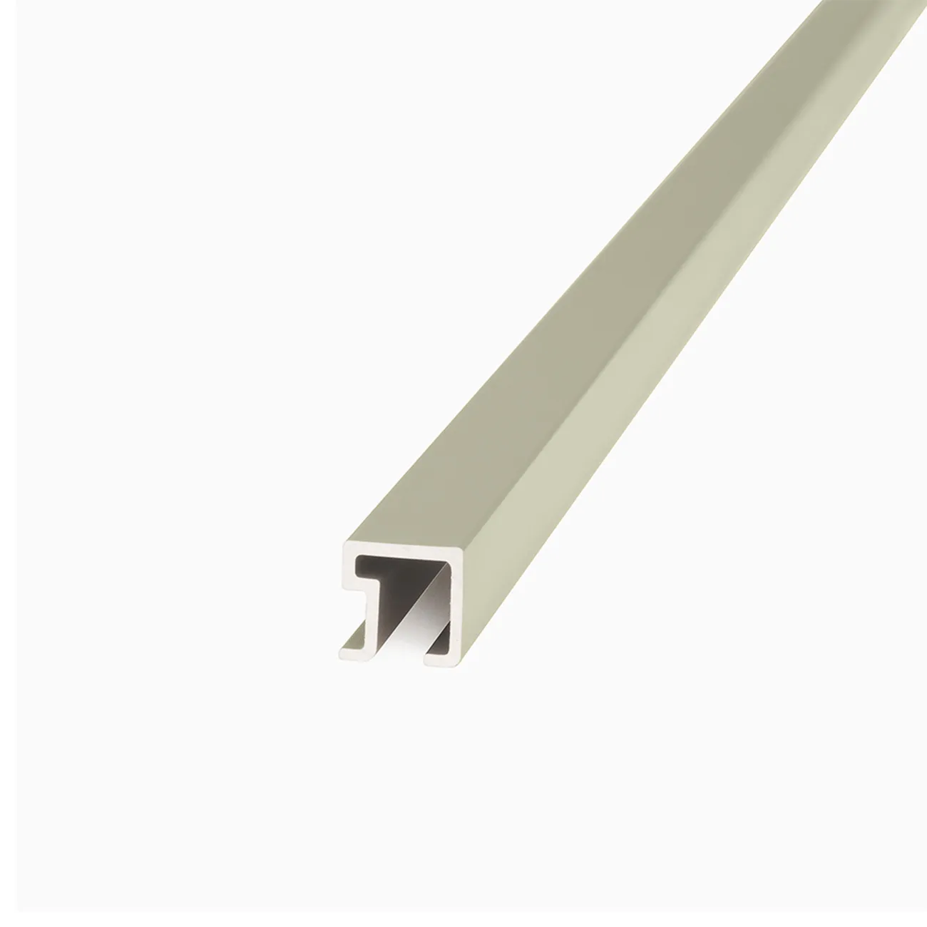 ATRIM LISTELLO ALUMINO CUADRADO. 9X9MM X 2,45M CENIZA 