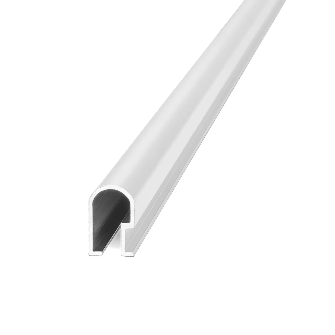 Atrim listello alumino redondo 14x9mmx2,45m cromo brill.