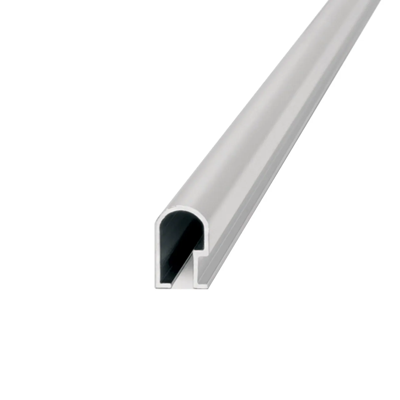 ATRIM LISTELLO ALUMINO REDONDO 14X9MMX2,45M CROMO MATE