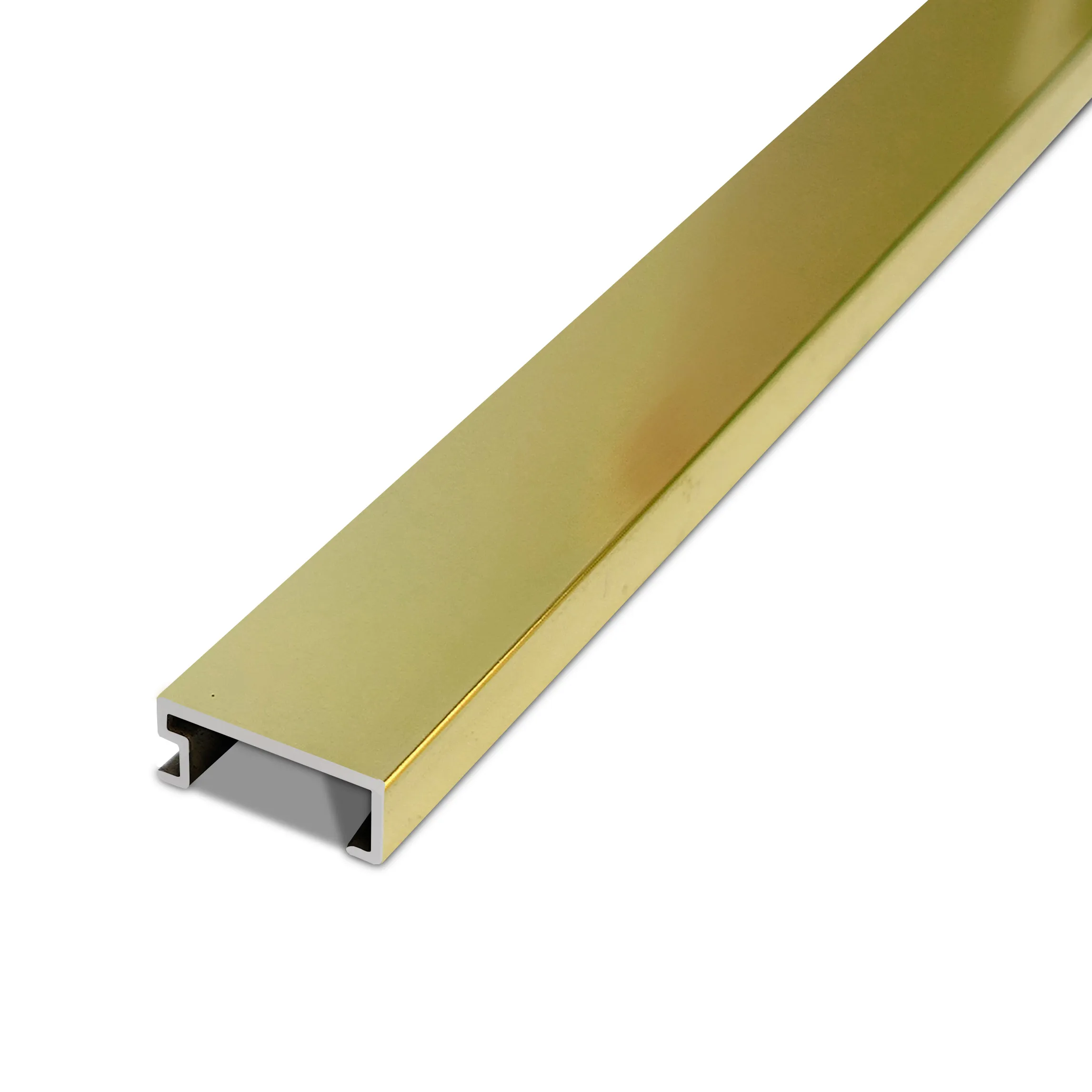 Atrim listello aluminio luxor 8x20mm x 2,45m oro brill (5)