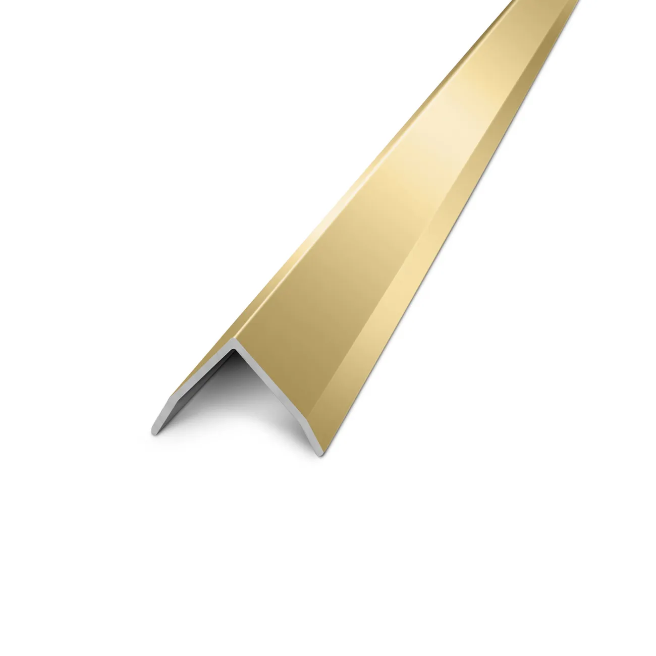 ATRIM TAPACANTO ALUMINIO 16X16MM X 2,5M ORO BRILLANTE