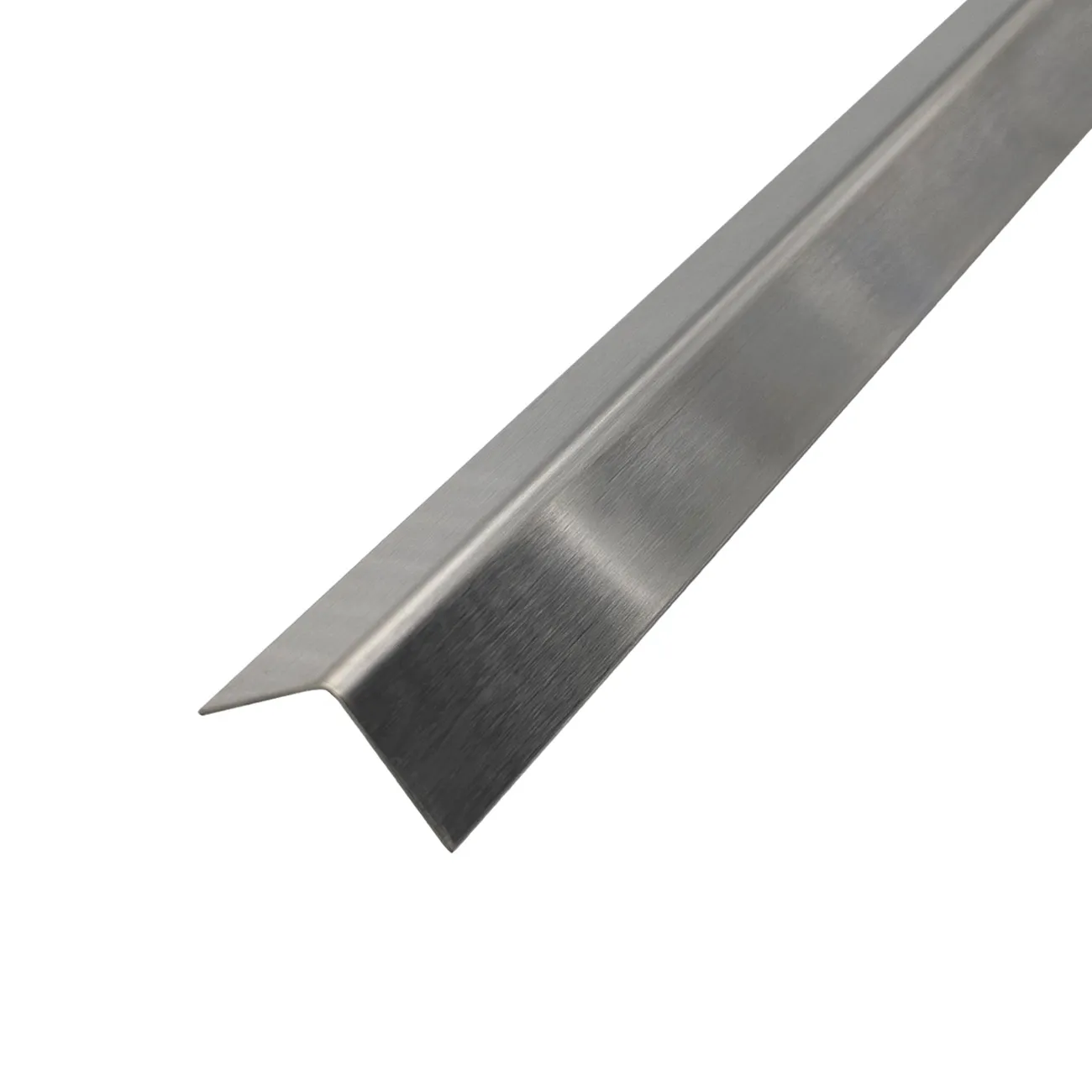 Atrim angulo esp. acero inox. 25x25mm x 2,50m esmeril.