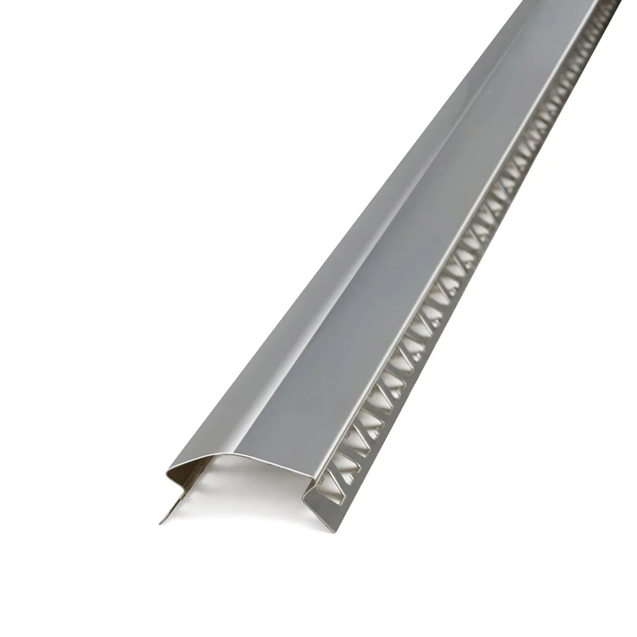 Atrim esquinero acero inox. 55mm x 2,50m brillante