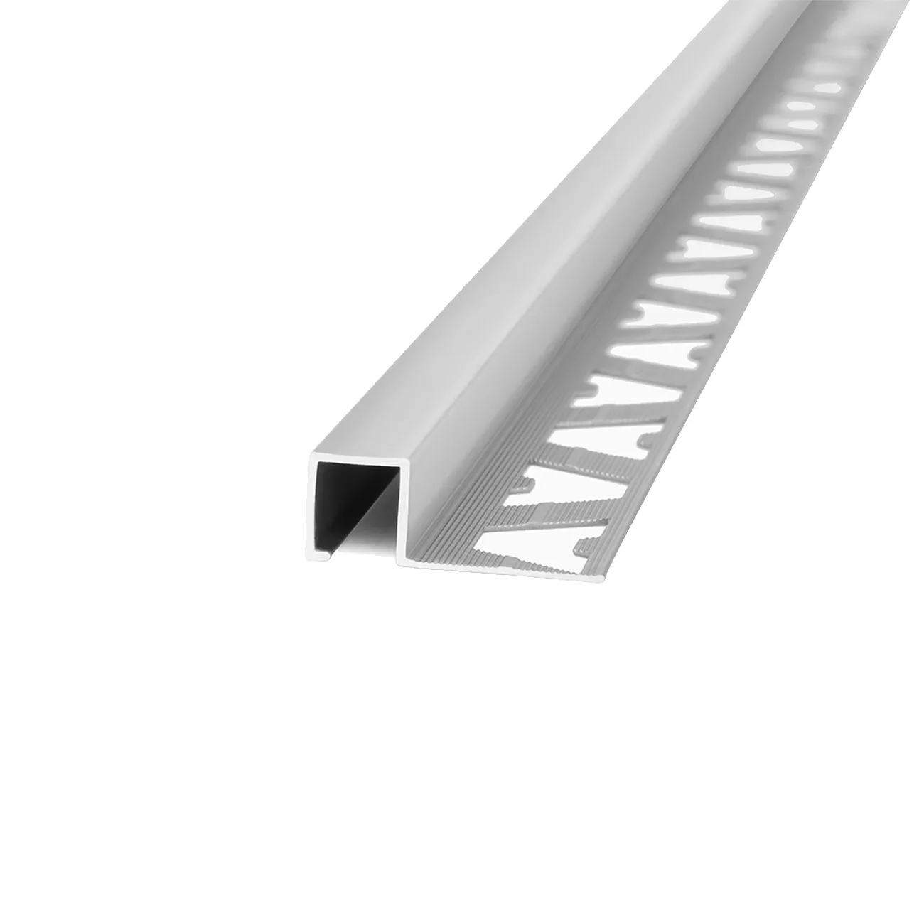 Atrim guardacanto aluminio quadra 10x10mm x 2,50m peltre (5)