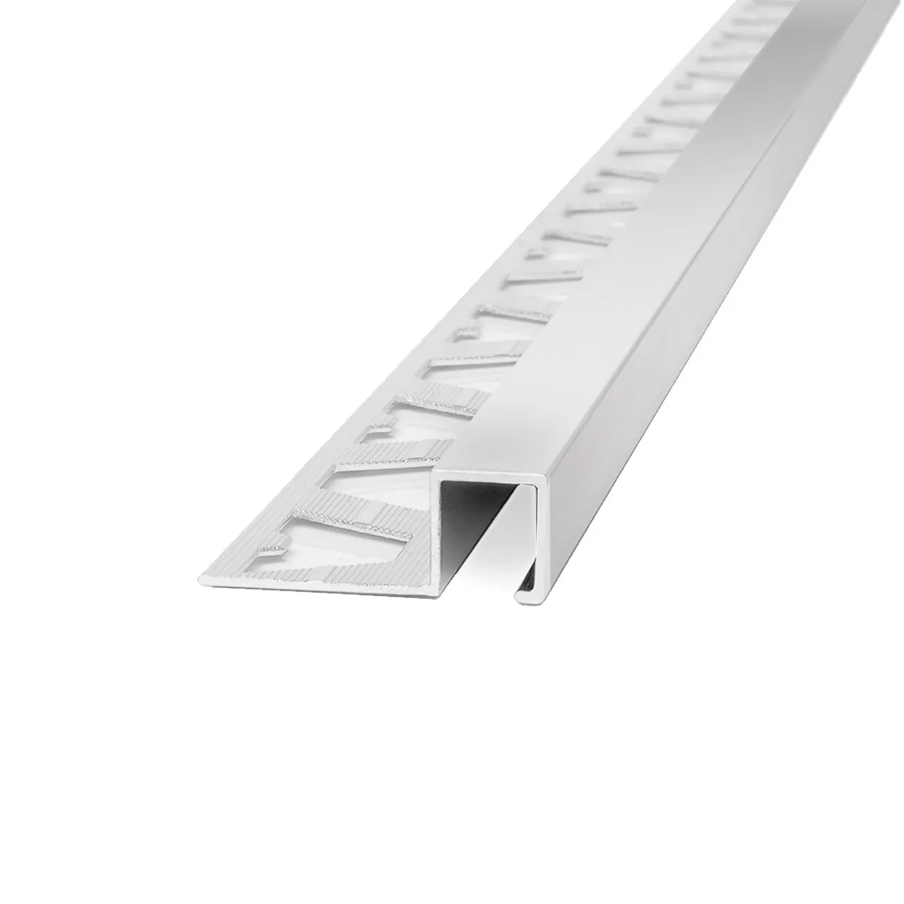 Atrim guardacanto aluminio quadra 12x10mm x 2,50m peltre (5)