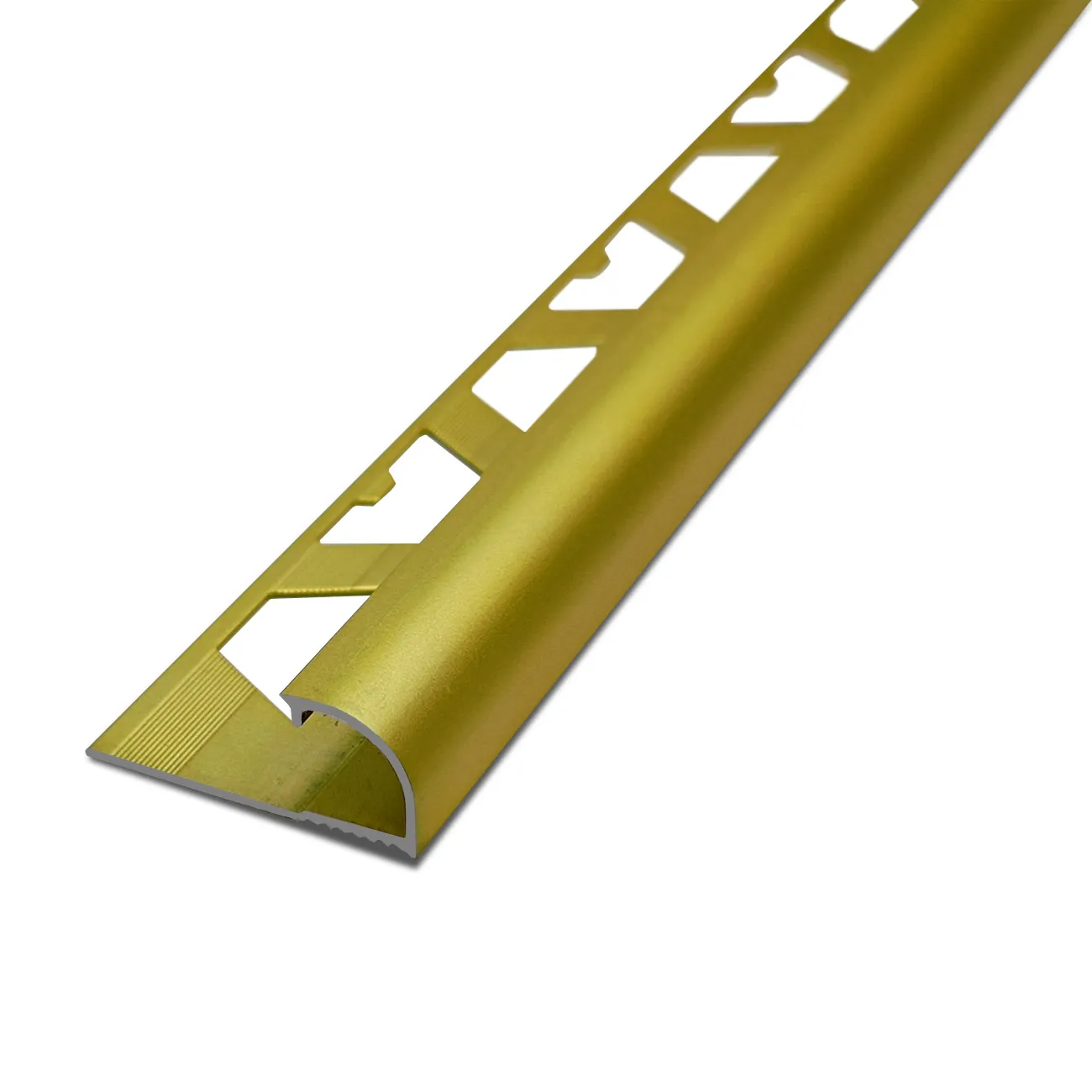 Atrim guardacanto aluminio bullnose 12mm x 2,5m oro mate (5)