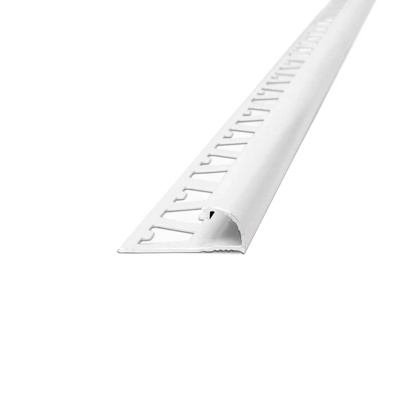 Atrim guardacanto aluminio bullnose 12mm x 2,50m blanco 