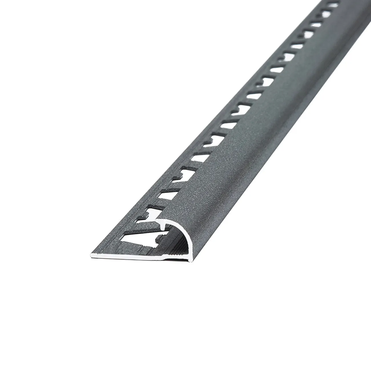 ATRIM GUARDACANTO ALUMINIO BULLNOSE 12MM X 2,50M NIQUEL OSCURO TXN (5)