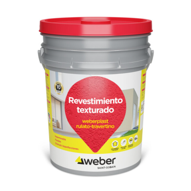 Weber plast rulato travertino grueso x 30 kg. 