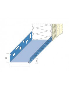 Webertherm perfil arranque 5 cm caja x 10 unid.